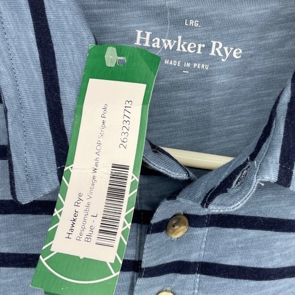 HAWKER RYE
Noah Responsible Vintage Wash Stripe Polo - Picture 4 of 7